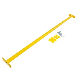 4IQ Drążek metalowy żółty dł. 125 cm, fi 32 mm