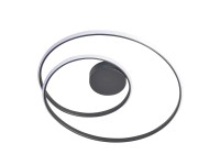 Goldlux Plafon sufitowy LED ZEFIRA 40W 4000K 3700lm antracytowy