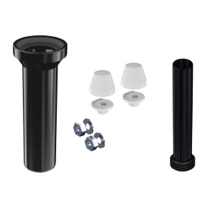 t.b.t. do elementów WC: rura odpływowa, rura spłukująca, mufy i materiał mocujący.