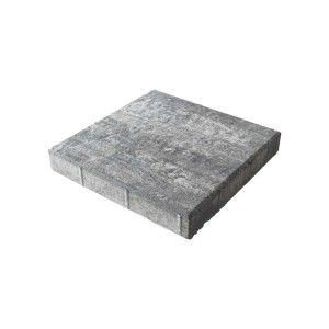 Kwadratowa płyta tarasowa t.b.t. w kolorze szarym na ścieżki i tarasy.