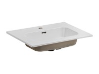 Umywalka Go 1K 60 prostokątna wpuszczana 61x46x17