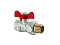 Valvex Zawór kulowy śrubunek DN15 motyl 1/2