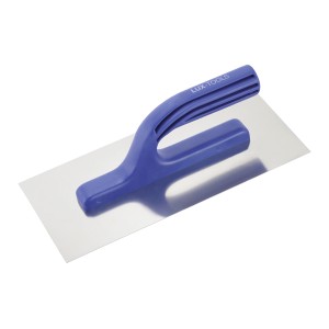 LUX Kielnia gładka Classic, 270 mm, z niebieską plastikową rączką i ostrzem ze stali nierdzewnej.