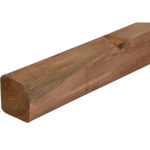 Drewniana belka do ogrodzeń i aranżacji ogrodów.