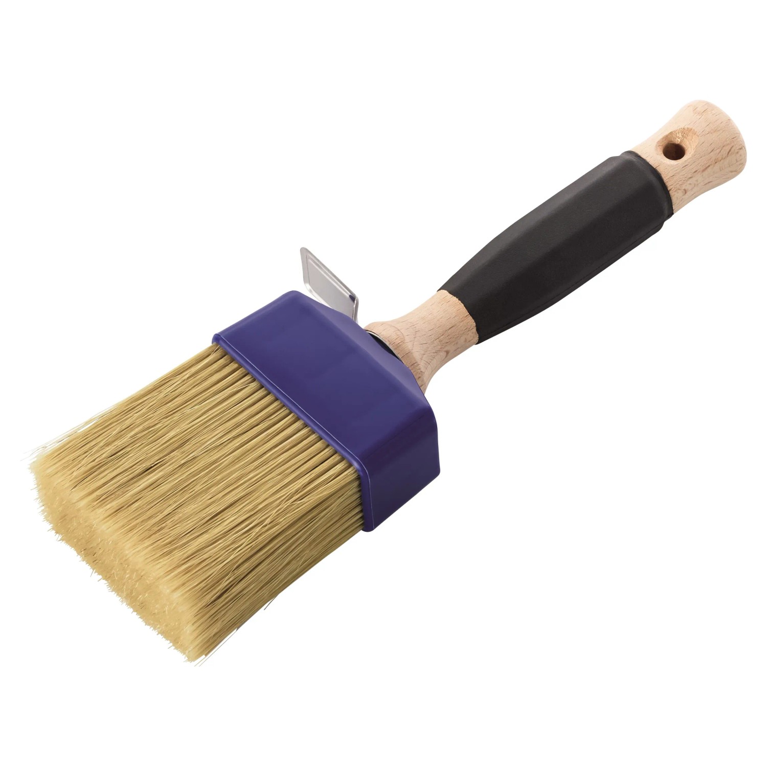 LUX-TOOLS Pędzel ławkowiec z gumowanym uchwytem 30 x 70 mm