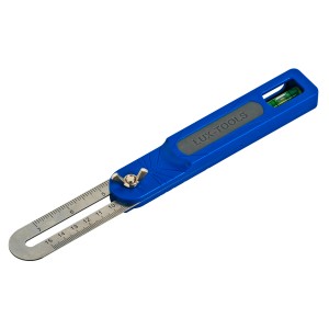 LUX Kątownik nastawny z tworzywa sztucznego 240 mm Classic: Kątomierz z poziomicą do precyzyjnych pomiarów.