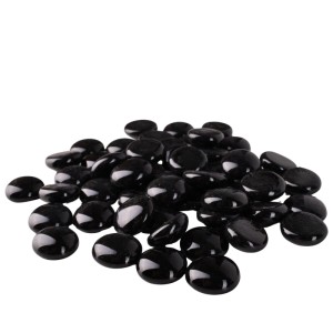 Kamienie szklane czarne 17-19 mm - 750 g