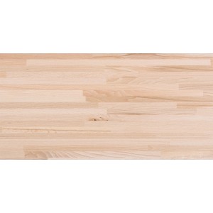 Jasny drewniany blat kuchenny, zbliżenie powierzchni.