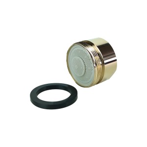 Złota dysza mieszająca t.b.t. z pierścieniem uszczelniającym do baterii.