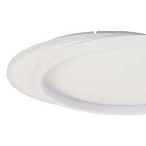 Biała lampa sufitowa LED Plafony, nowoczesny design.