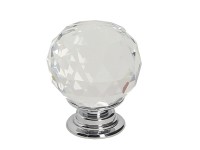 Gamet Gałka meblowa GP14 transparentna fi 30 mm