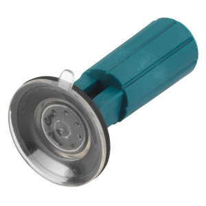 t.b.t. Przyssawka do montażu lamp, zielona/przezroczysta.