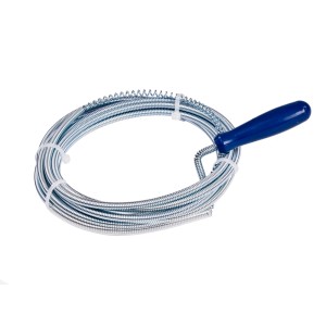 LUX Classic sprężyna do rur, 3 m, z niebieską rączką, do rur 10-30 mm