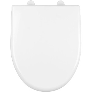 Deska WC Yasmina biała wolnoopadająca 43x36x5