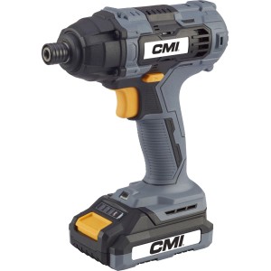 Szary akumulatorowy klucz udarowy CMI dla majsterkowiczów i profesjonalistów.