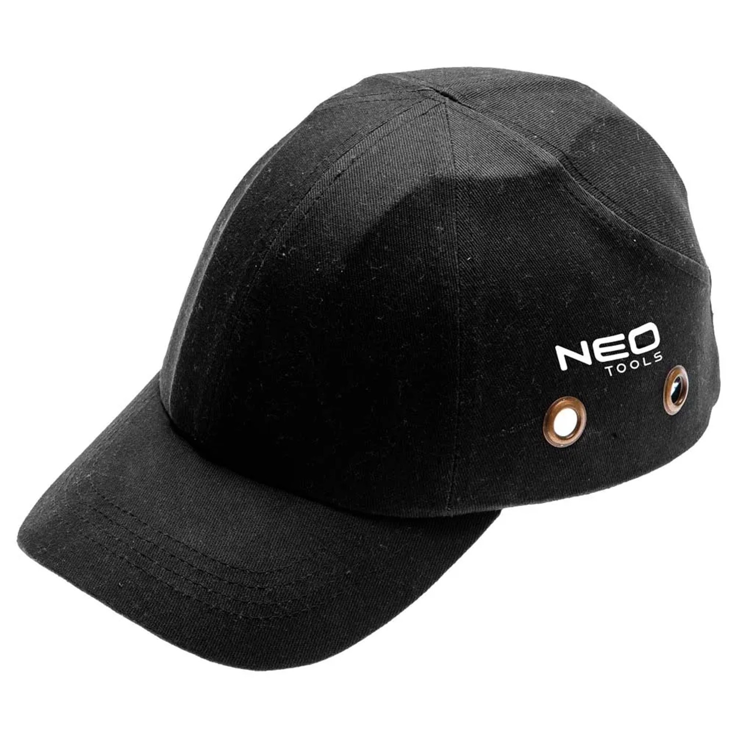 Neo Tools Czapka z daszkiem wzmocniona czarna