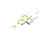 Eko-Light Złączka zatrzaskowa SMD/COB typu T 2Pin 8mm 5A