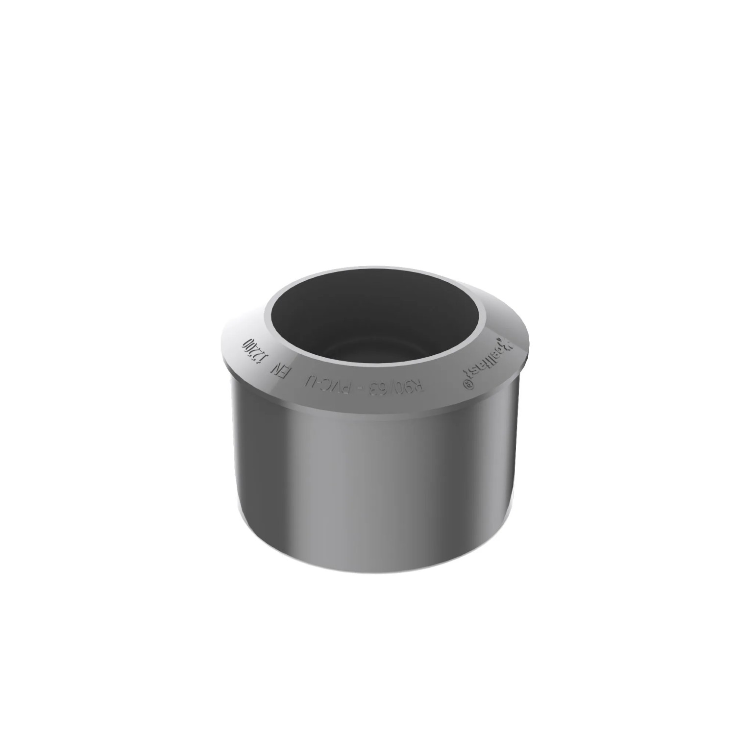 Bryza Redukcja rynnowa 90/63 mm PVC grafitowa