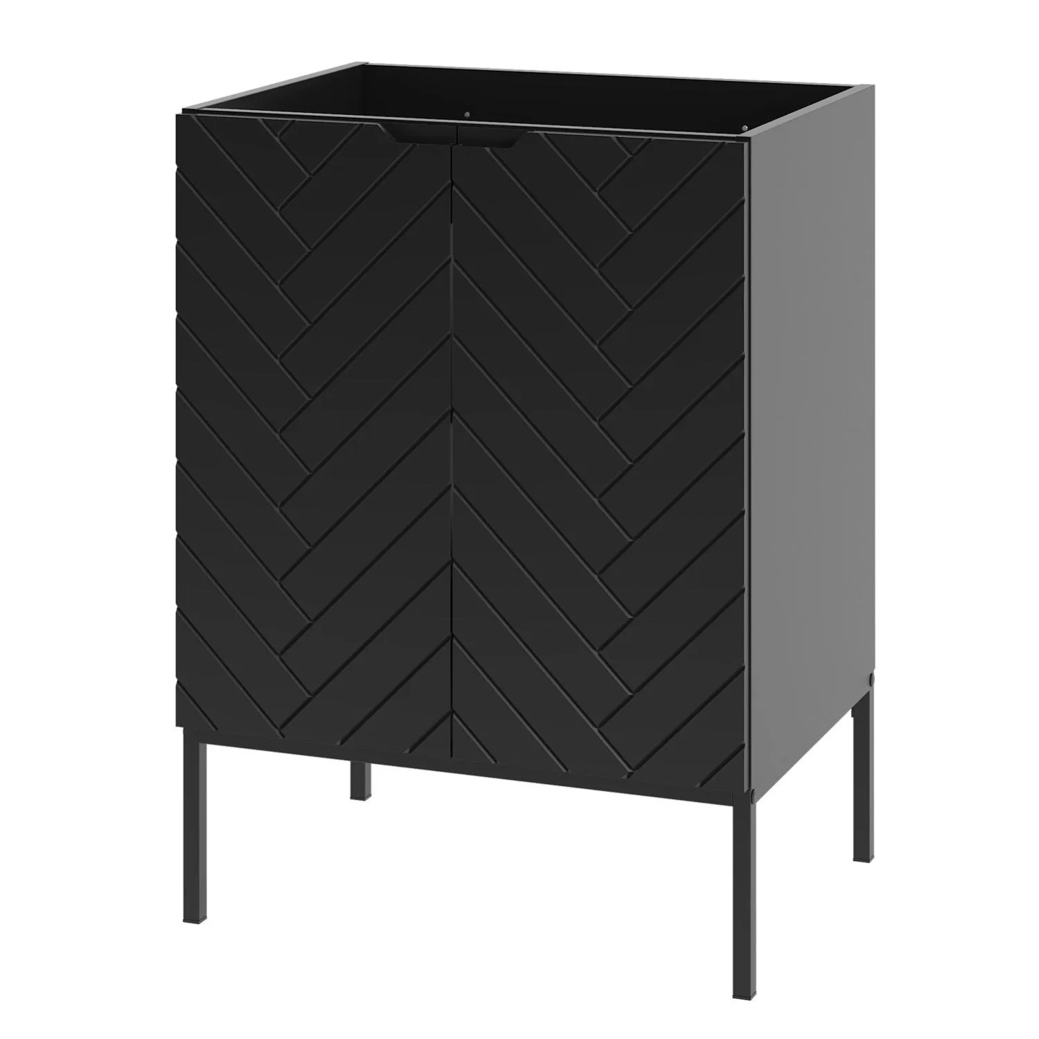 Szafka ASPEN 60 pod umywalkę Czarny 60x82x46