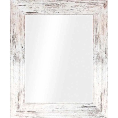Lustro JYVASKYLA z postarzaną ramą MDF 60 cm x 86 cm