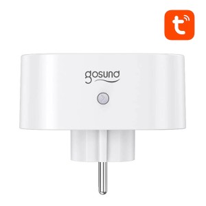Wtyczka Gosund Smart Home, białe inteligentne gniazdko do sterowania domem.