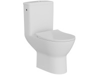 Kompakt WC Olivia z deską wolnoopadącą biały