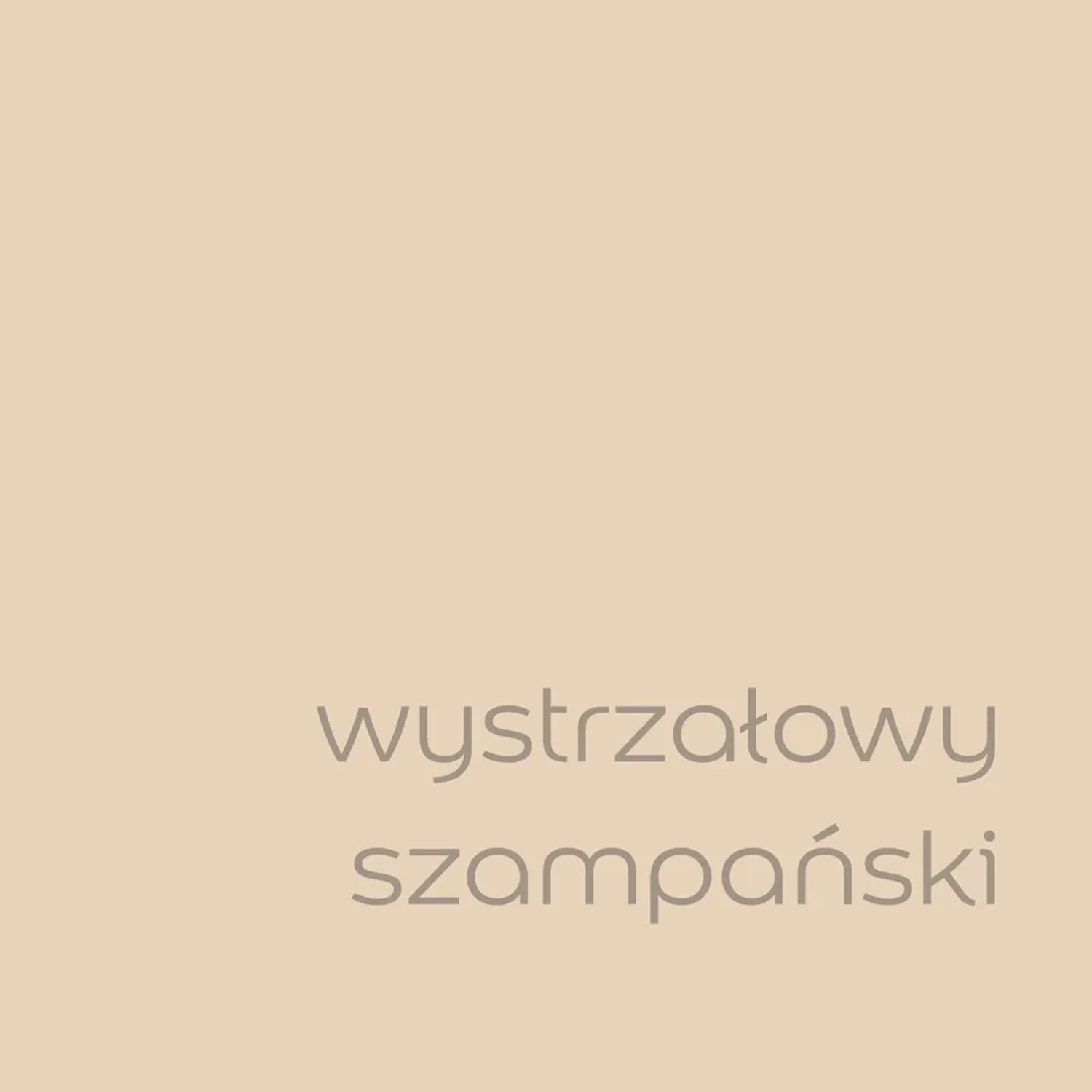 t.b.t. farba do ścian w kolorze szampańskim.