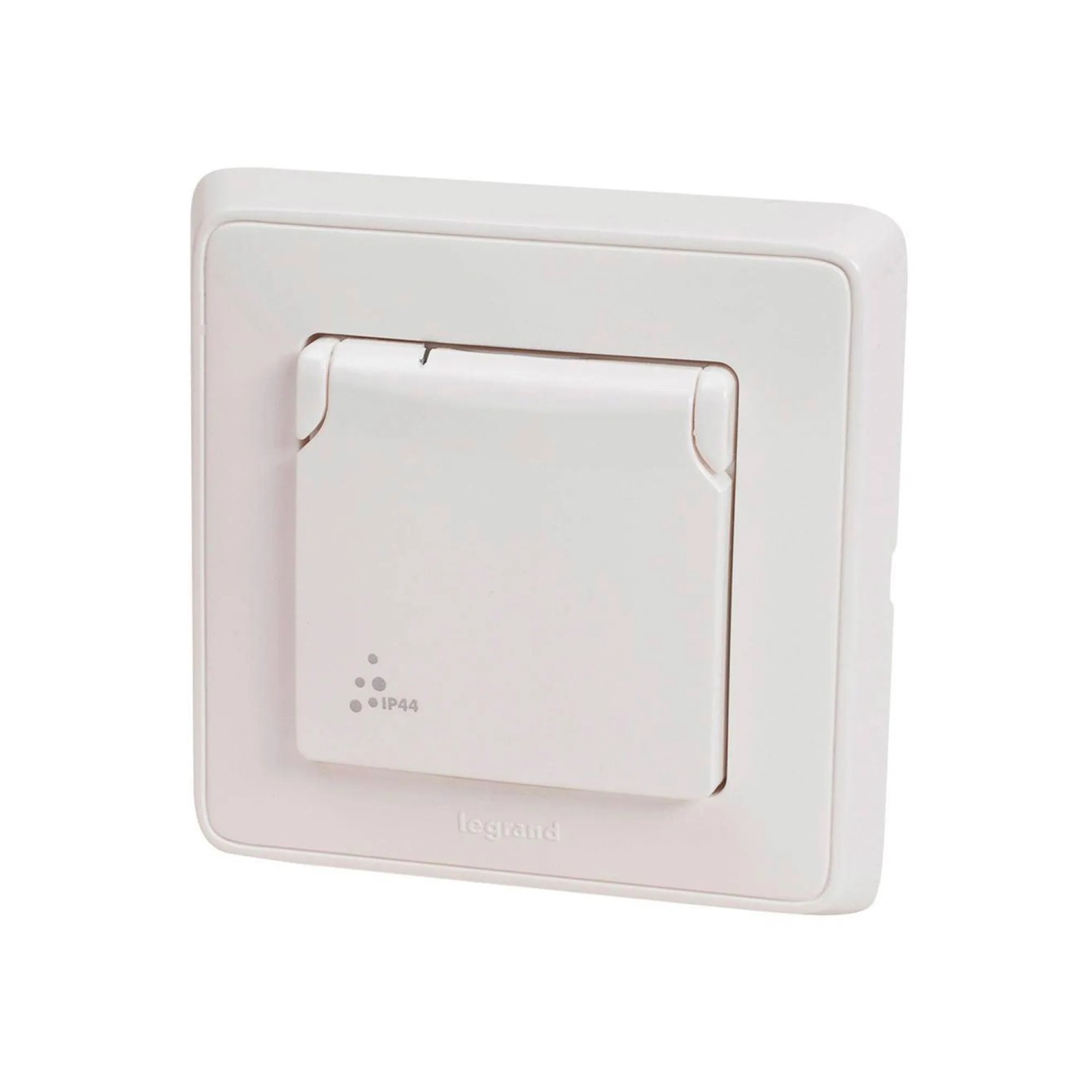 Legrand Gniazdo Cariva 2P+Z IP44 białe