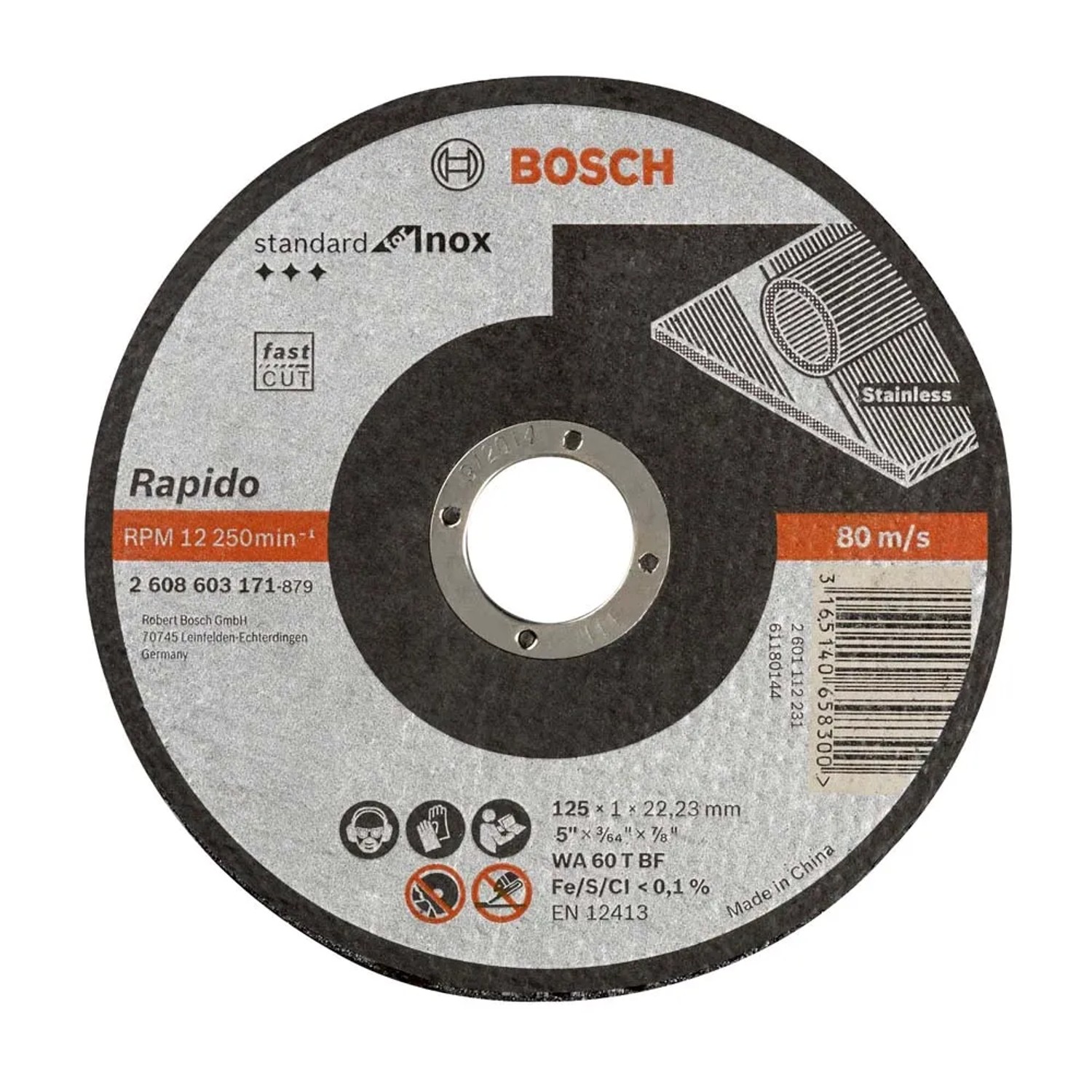 Bosch Professional Tarcza tnąca do stali nierdzewnej inox 115 mm