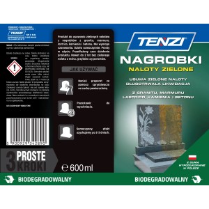 Tenzi Preparat do nagrobków - naloty zielone 600 ml