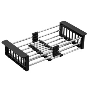 Miló Koszyk uniwersalny teleskopowy do zlewozmywaków czarny