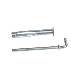 Fischer HM 5x65 metalowy kołek rozporowy do płyt gipsowo-kartonowych z hakiem kątowym.