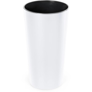 Biała donica Orbis Lilia, 40x75 cm, z tworzywa sztucznego. Nowoczesna kolumna roślinna do użytku wewnątrz i na zewnątrz.