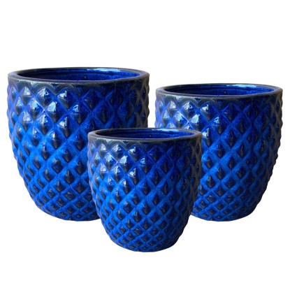 Donice Porto Blue komplet 4 szt.