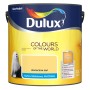 Puszka farby Dulux „Słoneczne Sari”: Żółta farba do ścian wewnętrznych.