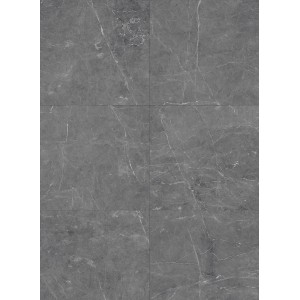 Szare panele winylowe t.b.t. z efektem marmuru do wnętrz.