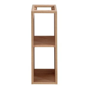 t.b.t. Drewniana szafka pod umywalkę z dwiema półkami do łazienki.