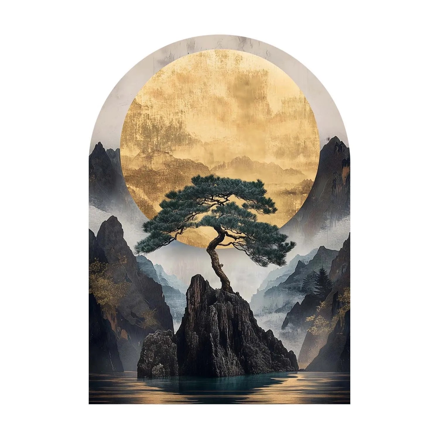 STYLER Obraz Glasspik Arched SATO GS007 70 x 100 cm