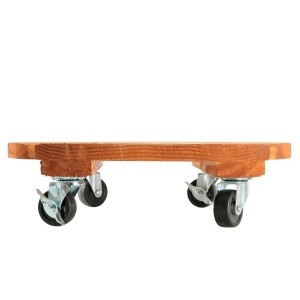 Podstawka drewniana na kółkach - śr. 40 cm