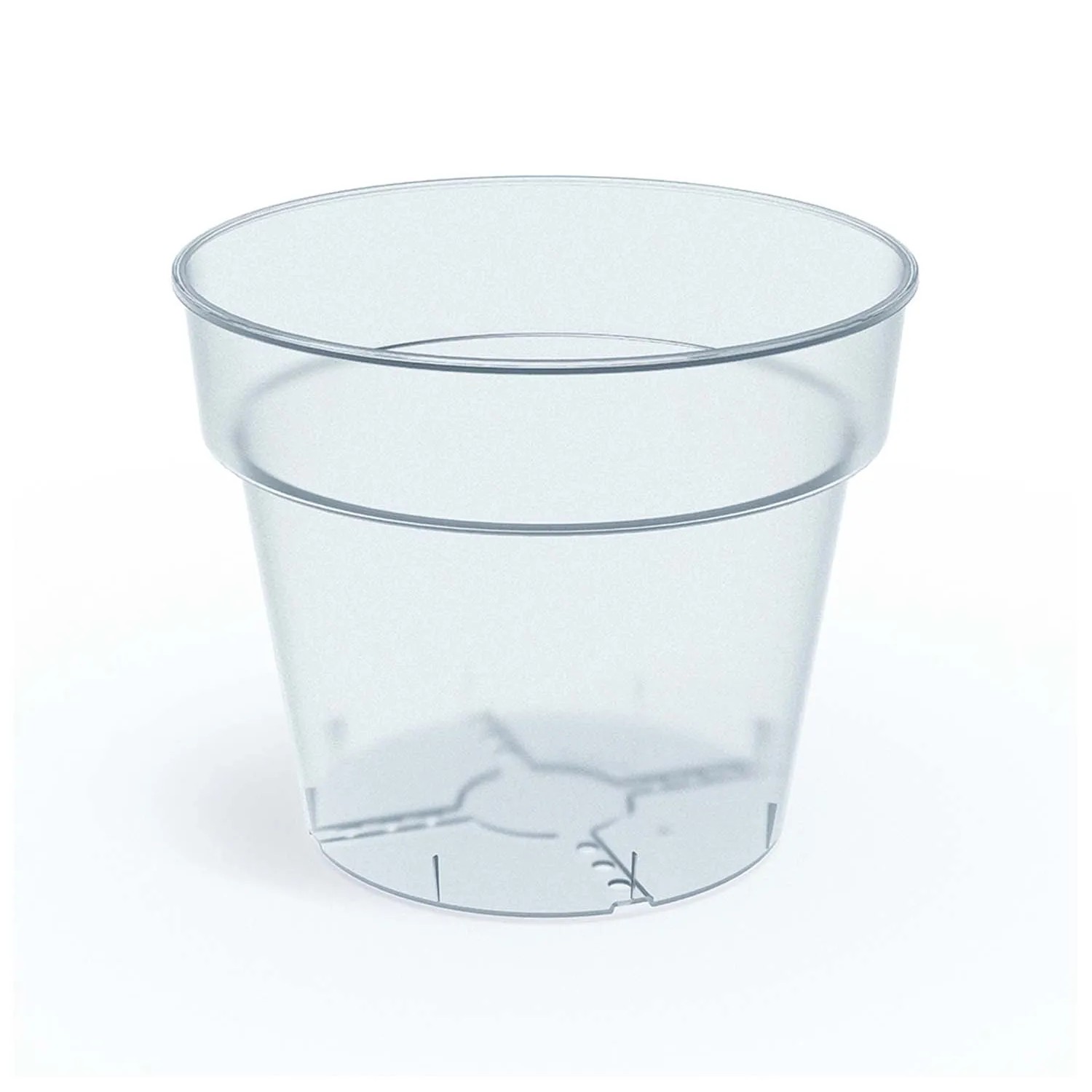 Prosperplast Doniczka Planti szara - śr. 23 cm