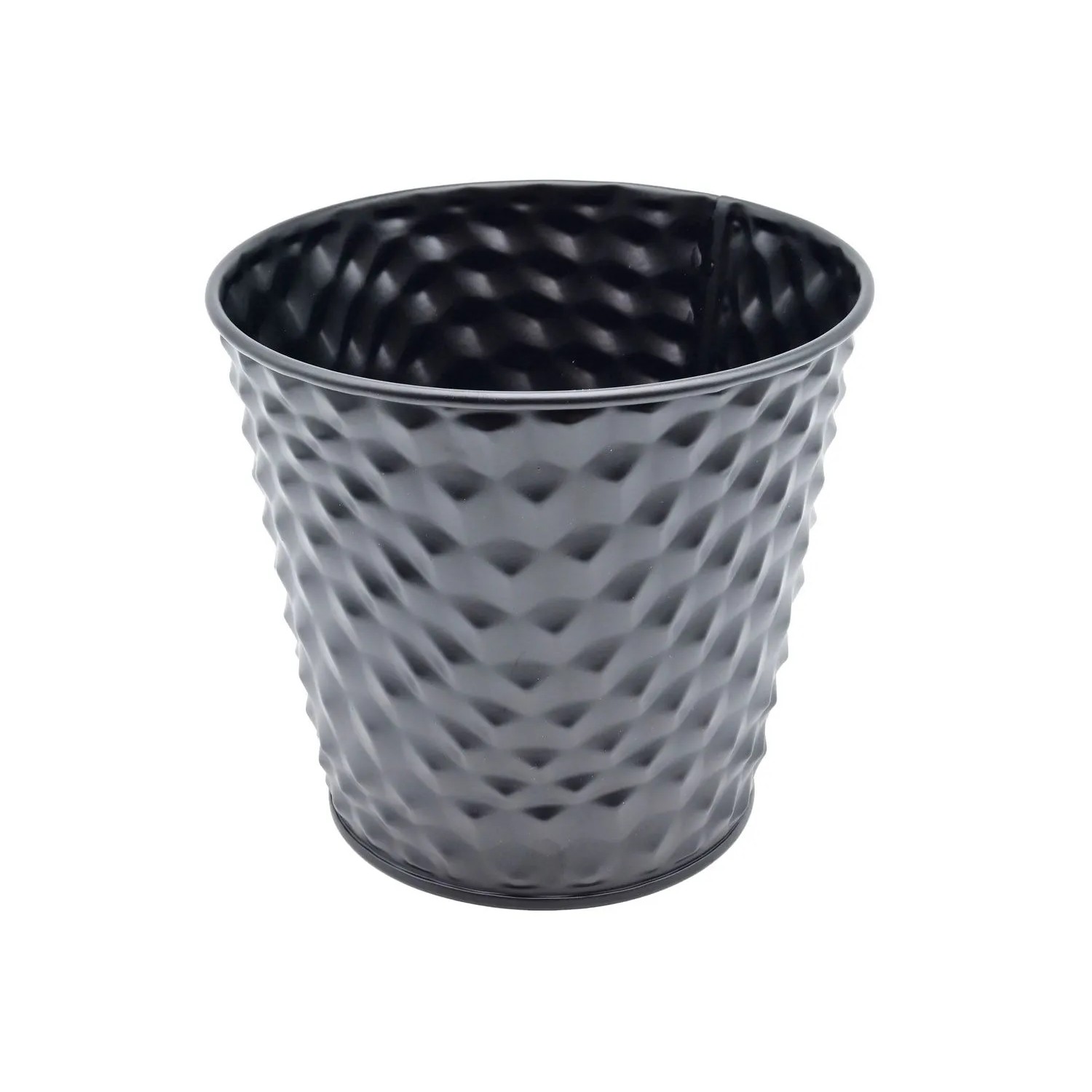 Osłonka metal Sandra black - 14x10x12,6 cm