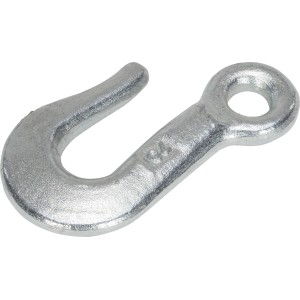 Hak holowniczy ocynkowany, 70x45 mm, do lin stalowych, obciążenie do 150 kg.