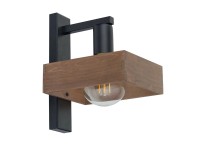 Sigma Kinkiet ROBIN czarno-brązowy 1x60W E27 Sigma Kinkiet ROBIN czarno-brązowy 1x60W E27