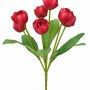 Sztuczne bukiet tulipan czerwony - 41 cm