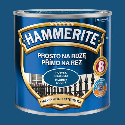 Hammerite Emalia antykorozyjna niebieska połysk 700 ml