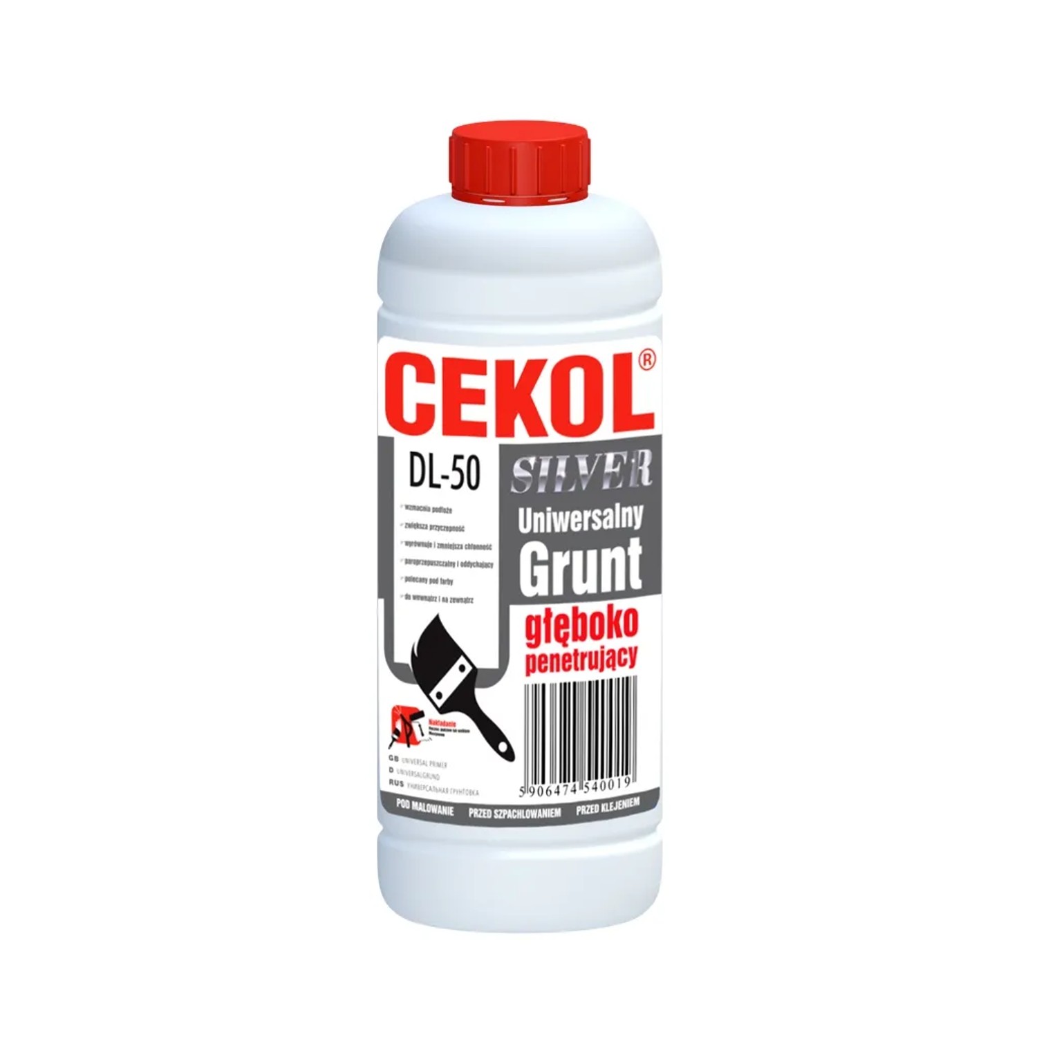 Cekol Grunt głęboko penetrujący uniwersalny Silver DL-50 1 l
