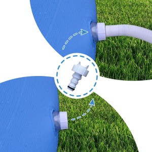 Basen rozporowy z kołnierzem dmuchanym - śr. 240, wys. 63 cm