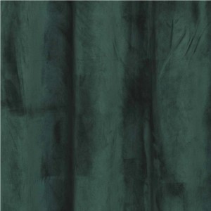 Ciemnozielona tkanina na zasłony i firany.