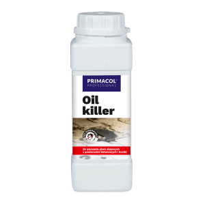 Primacol Oil Killer środek do usuwania plam olejowych z betonu i kostki.