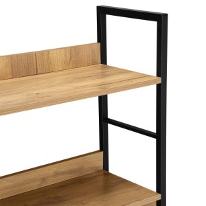 Varberg Craft Regał loftowy 125 x 60 x 28 cm 4 półki MDF/10 kg